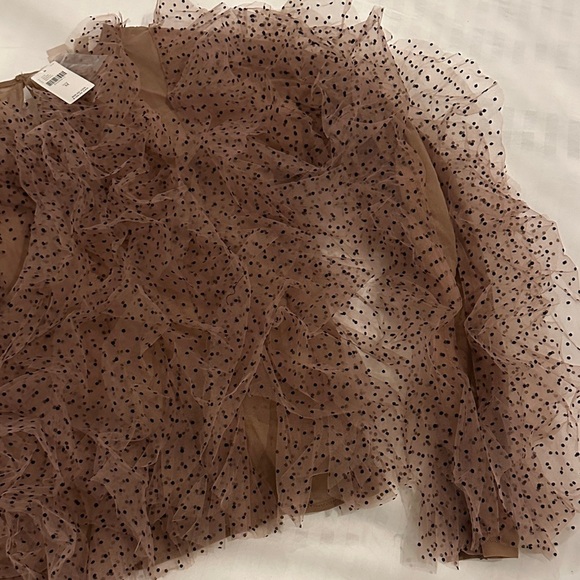 Anthropologie Dolan Left Coast Mesh Ruffle Top - Medium - Picture 8 of 12